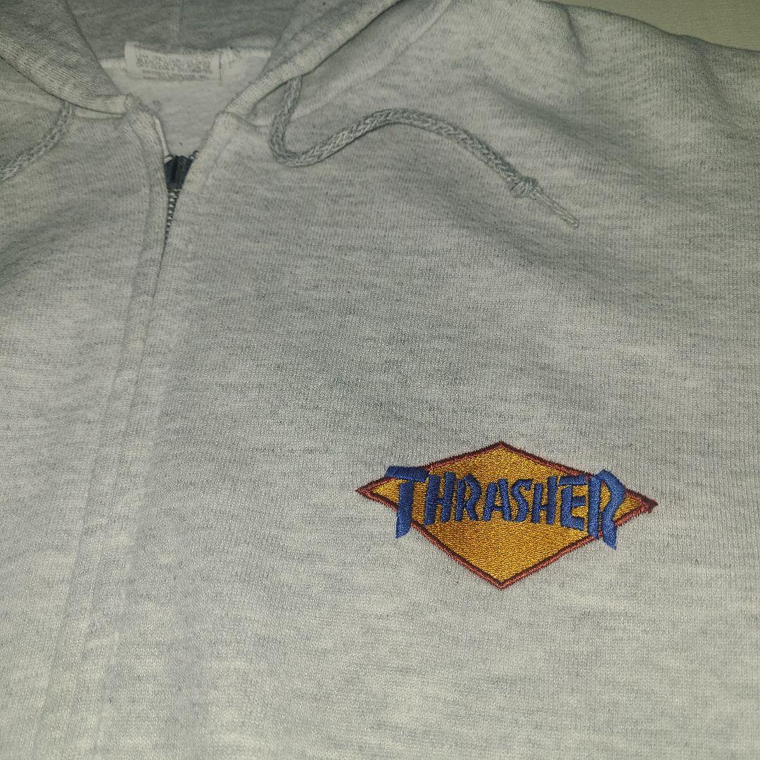 【受注生産品】 Thrasher 90s Magazine メルカリ - サイズL ジップパーカー スケートボード