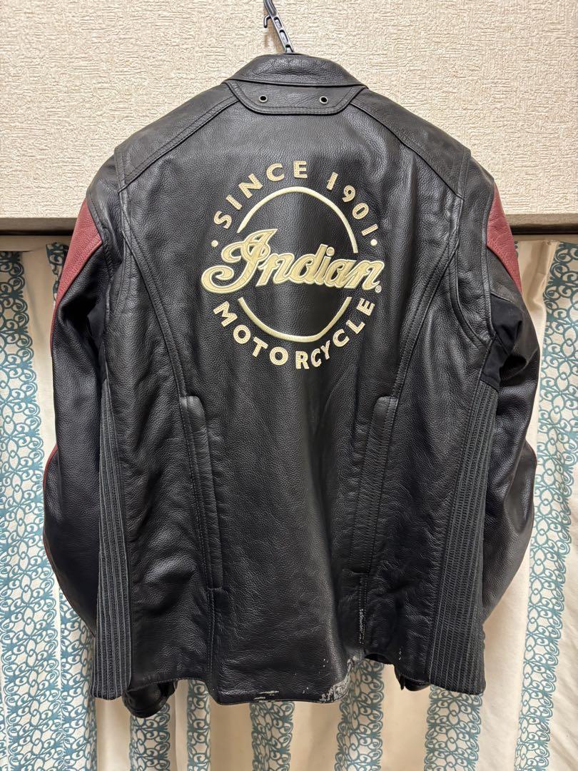 Premium Indian Motorcycle Black Leather Jacket for Men: Ride