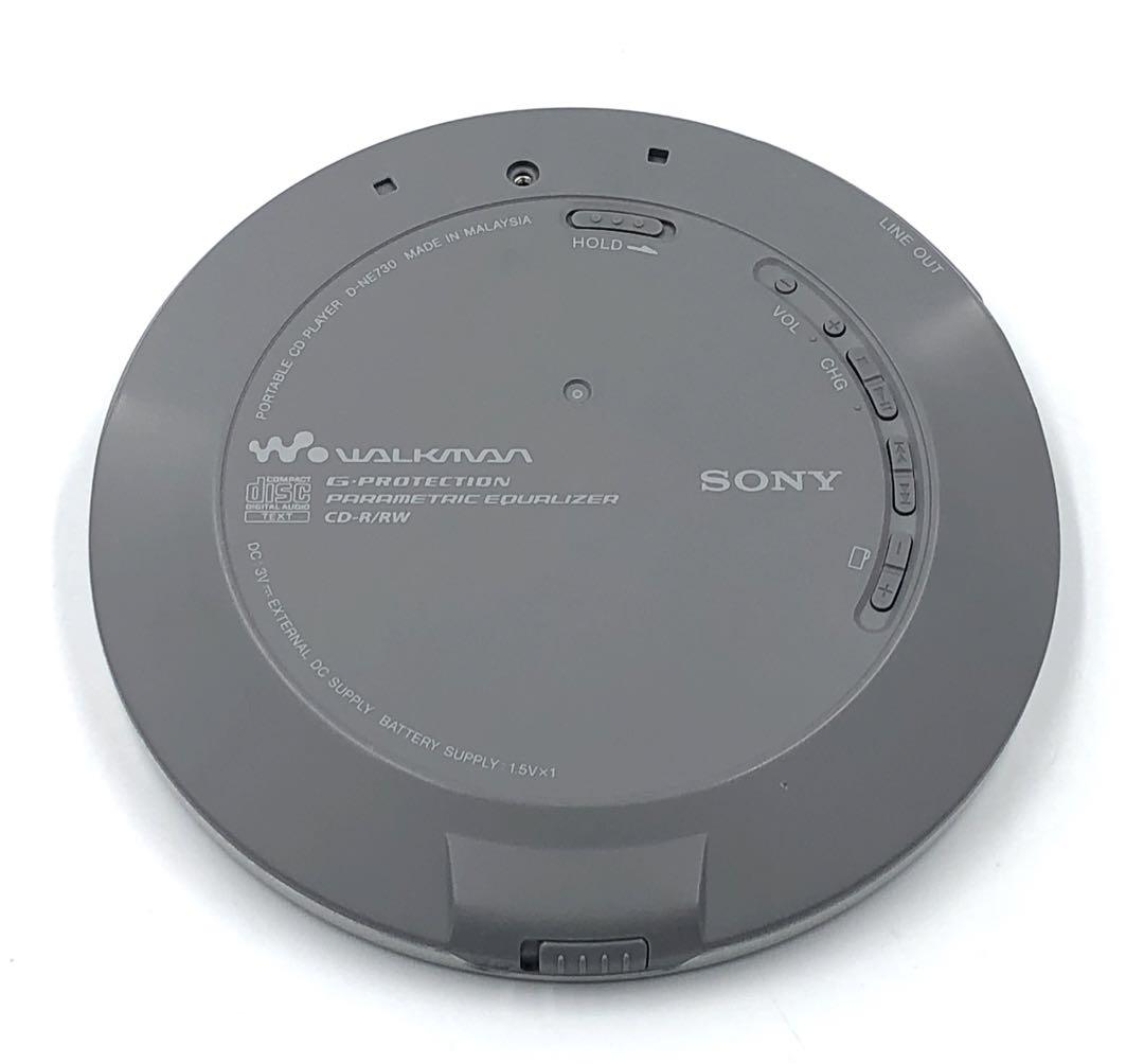 再生○ 概ね美品　SONY D-NE730 WALKMAN CDプレーヤー