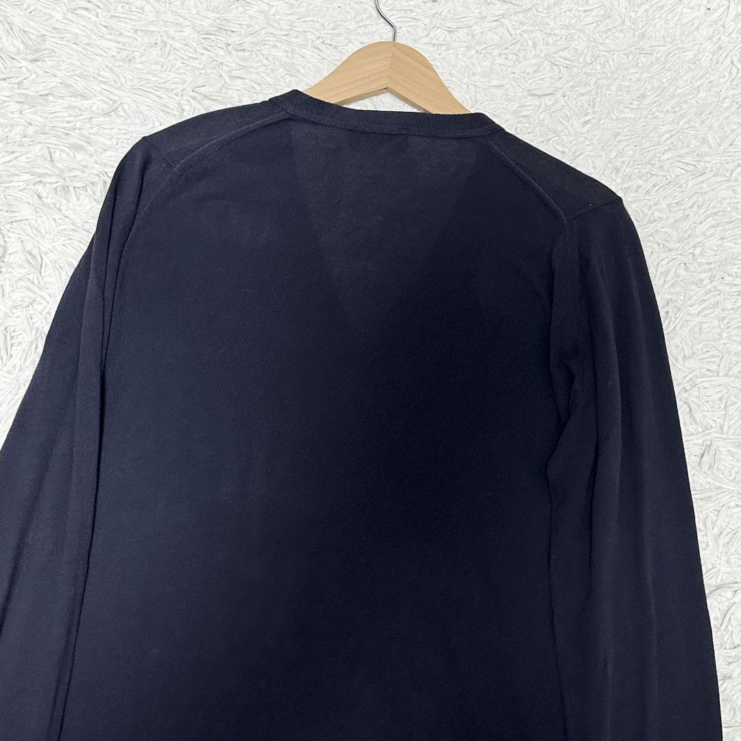✨美品✨ジョンスメドレー　現行タグ　カーディガン　シーアイランドコットン　紺　Ｍ 美品 ジョンスメドレー シーアイランドコットン カーディガン S
