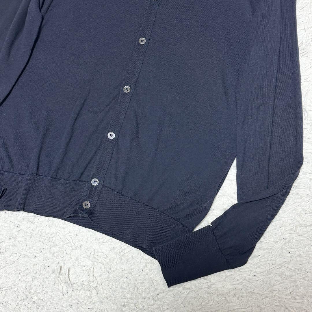 美品 ジョンスメドレー シーアイランドコットン カーディガン S