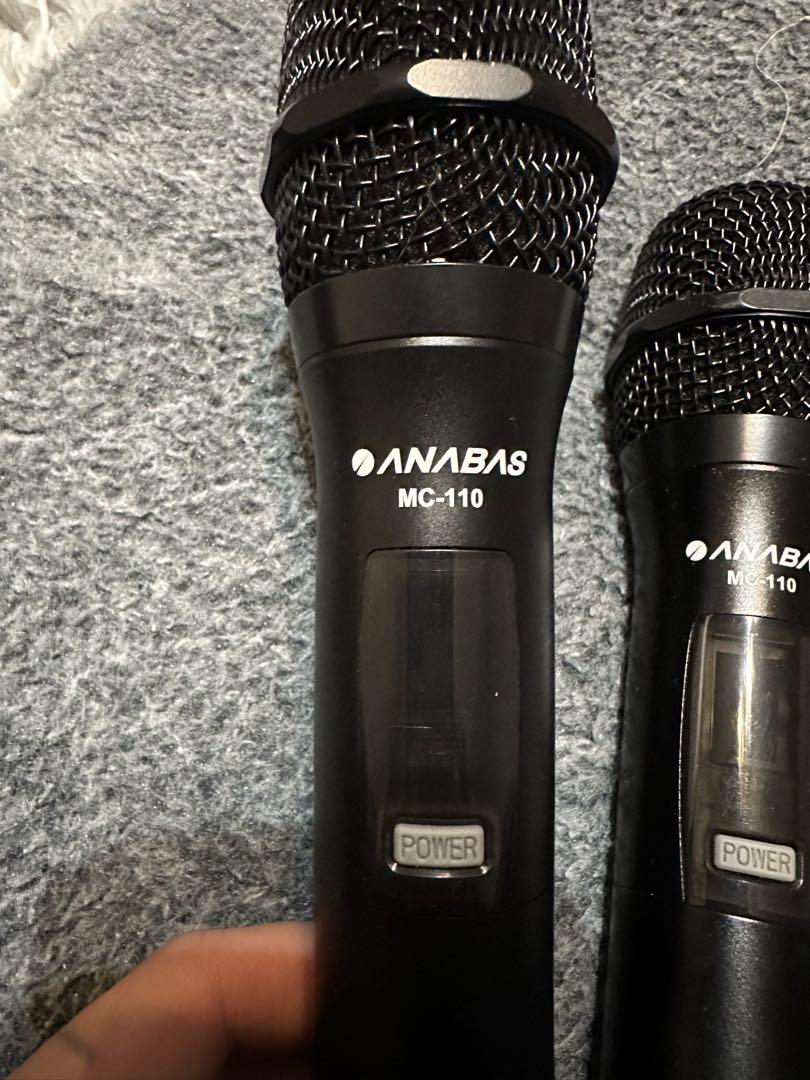 ANABAS カラオケ ワイヤレス　マイク　MC-110 2本
