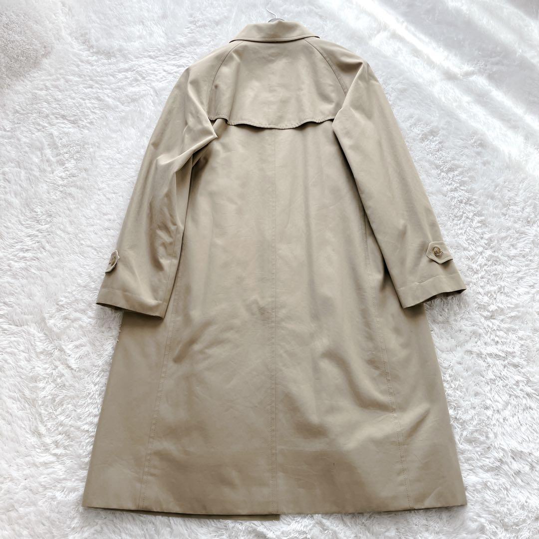 美品✨バーバリーロンドン ステンカラーコート ノバチェック ハニーベージュ M