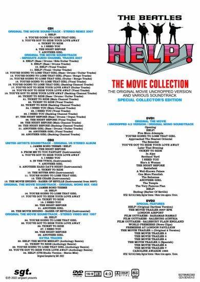 BEATLES / 映画 セット HELP 他 6CD 6DVD