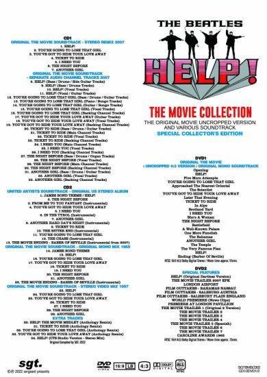 BEATLES / 映画 セット HELP 他　6CD 6DVD