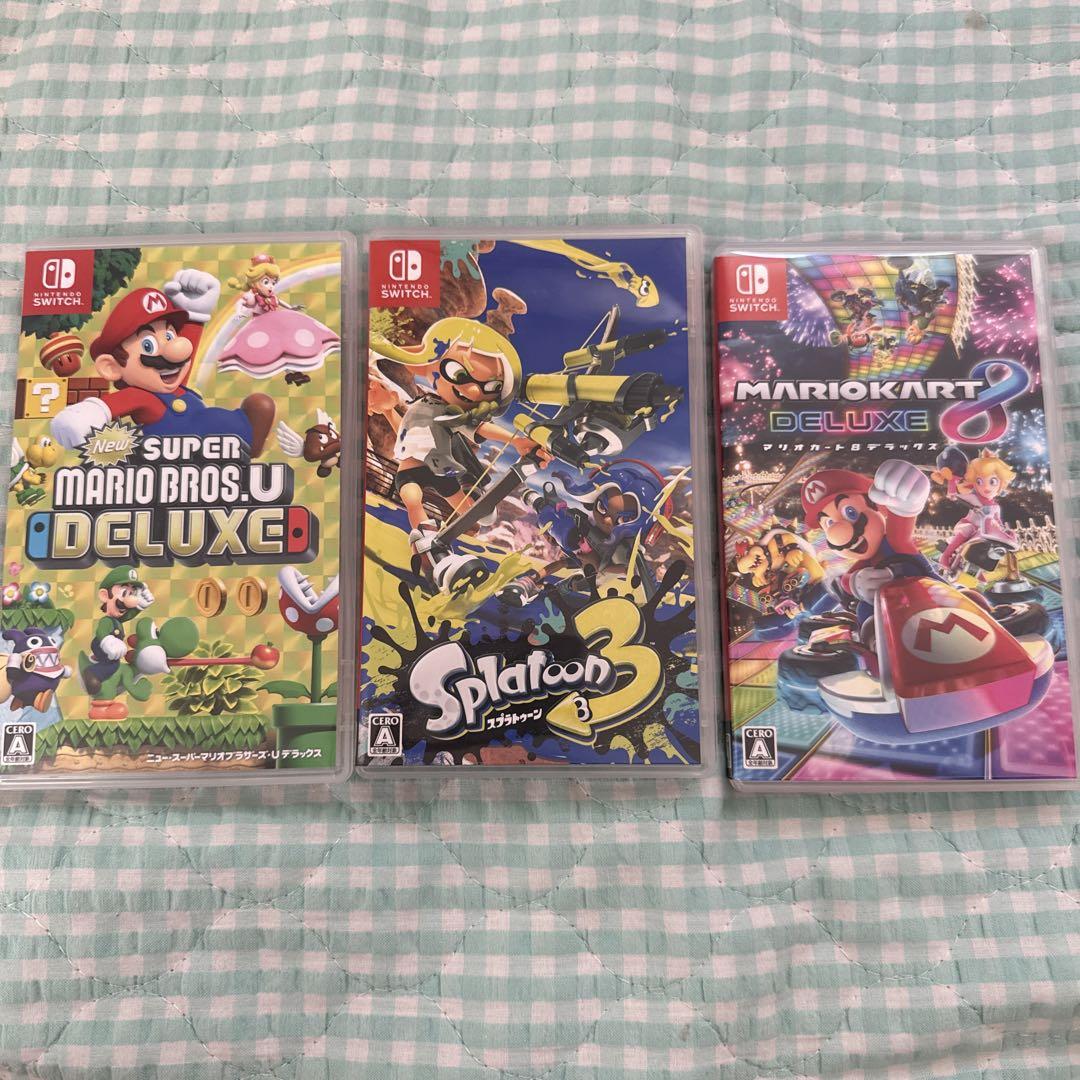 - スーパーマリオブラザーズ u DXマリオカート8スプラトゥーン3