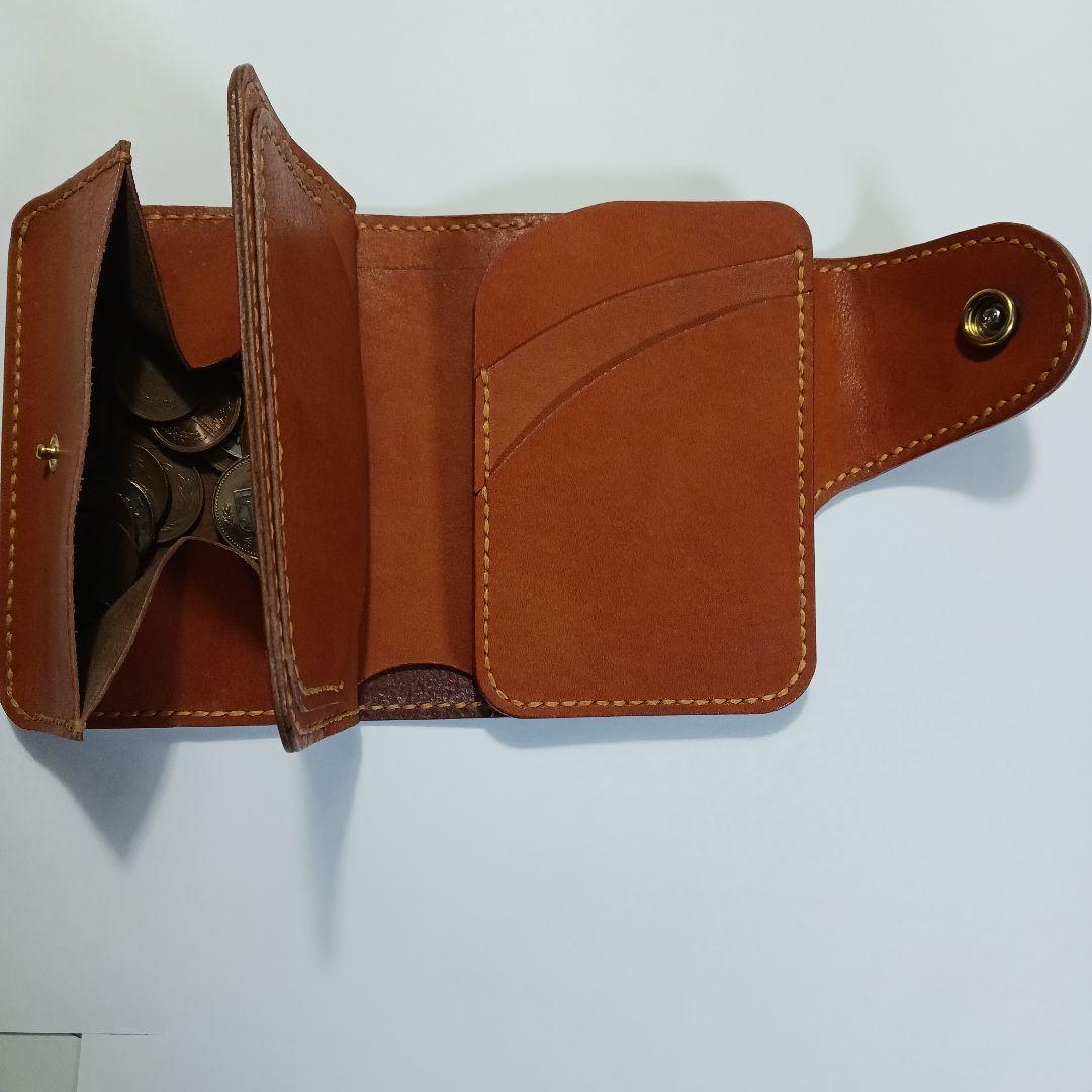 プルアップオイルレザー　ブラウン