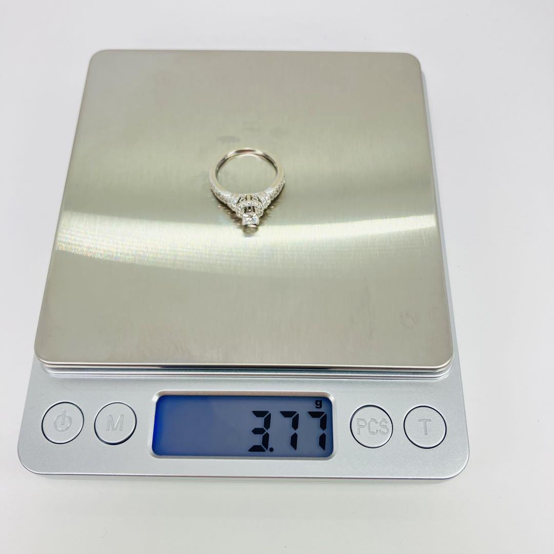 14K (K14WG) ダイヤモンド リング