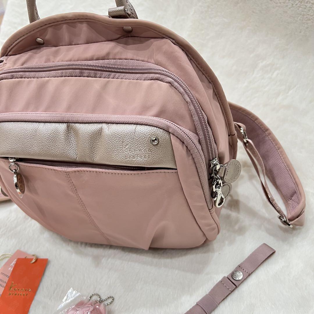 新品　カナナプロジェクト トラベルリュック Mサイズ バックパック 7L ピンク