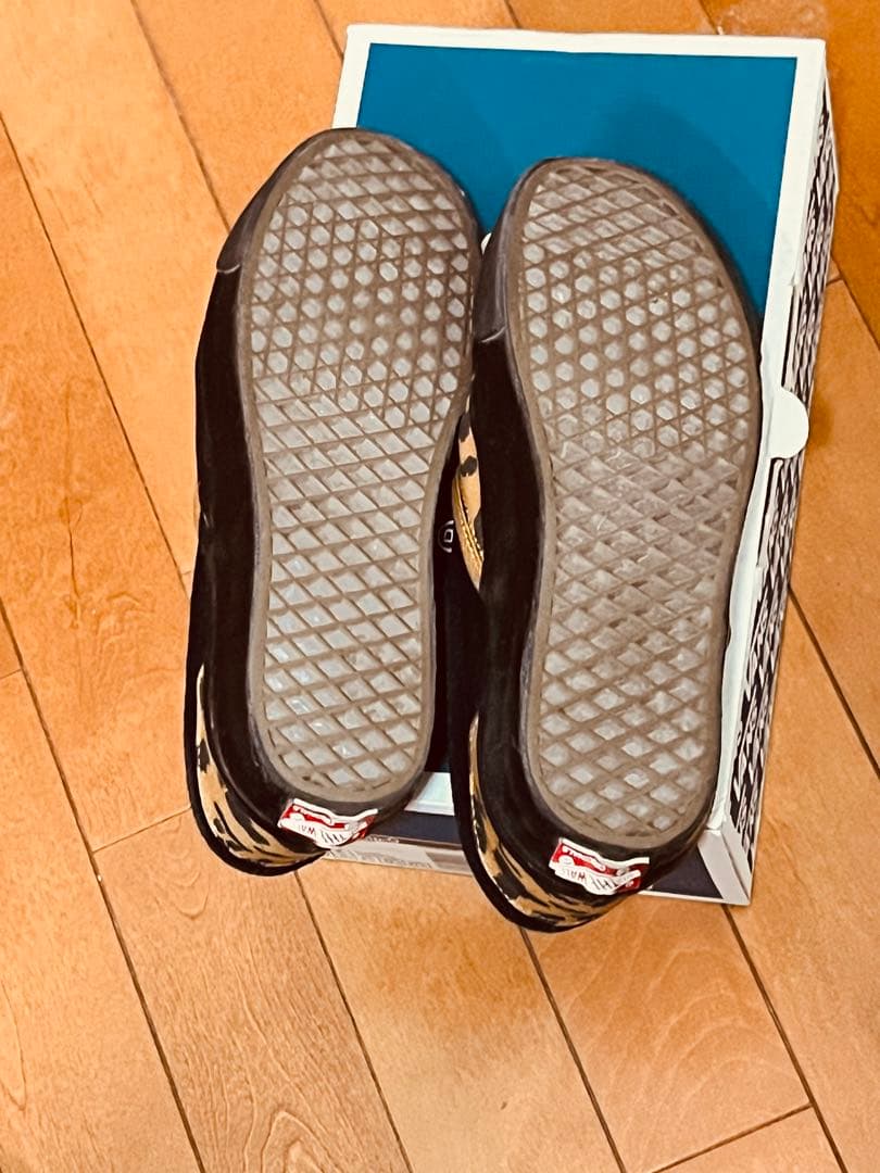 バンズボルト バンズ レオパード キャンバス スウェード スリッポン シューズ