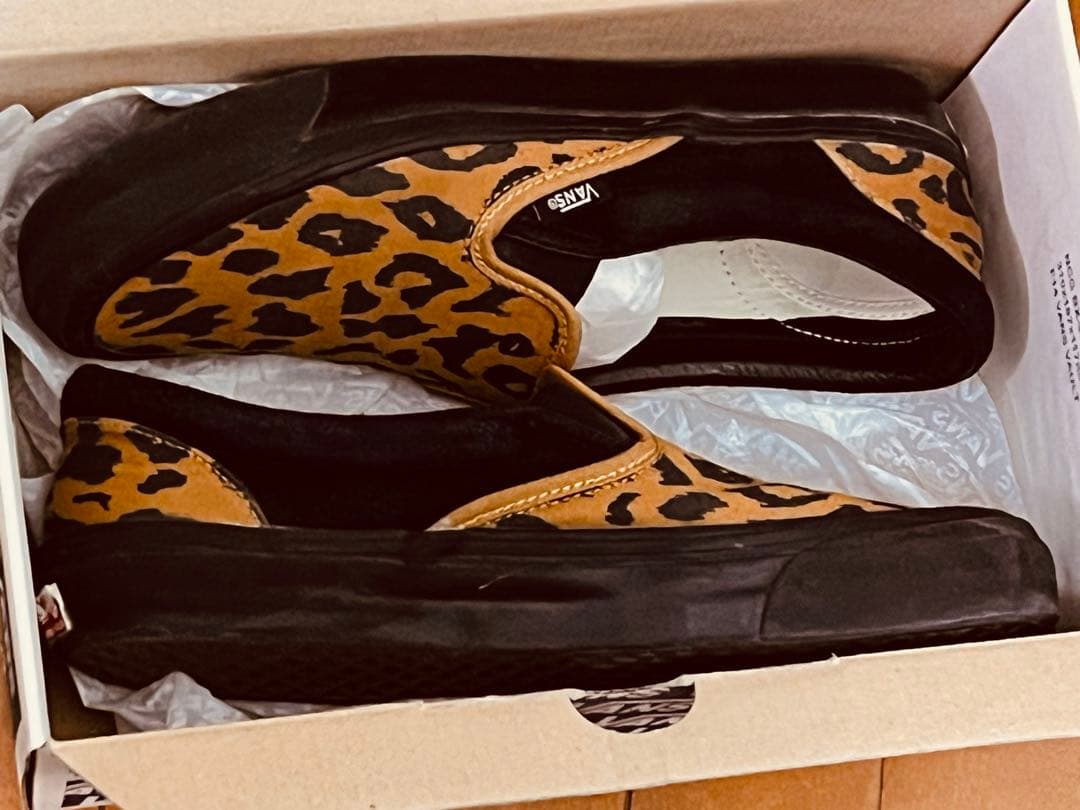 バンズボルト バンズ レオパード キャンバス スウェード スリッポン シューズ