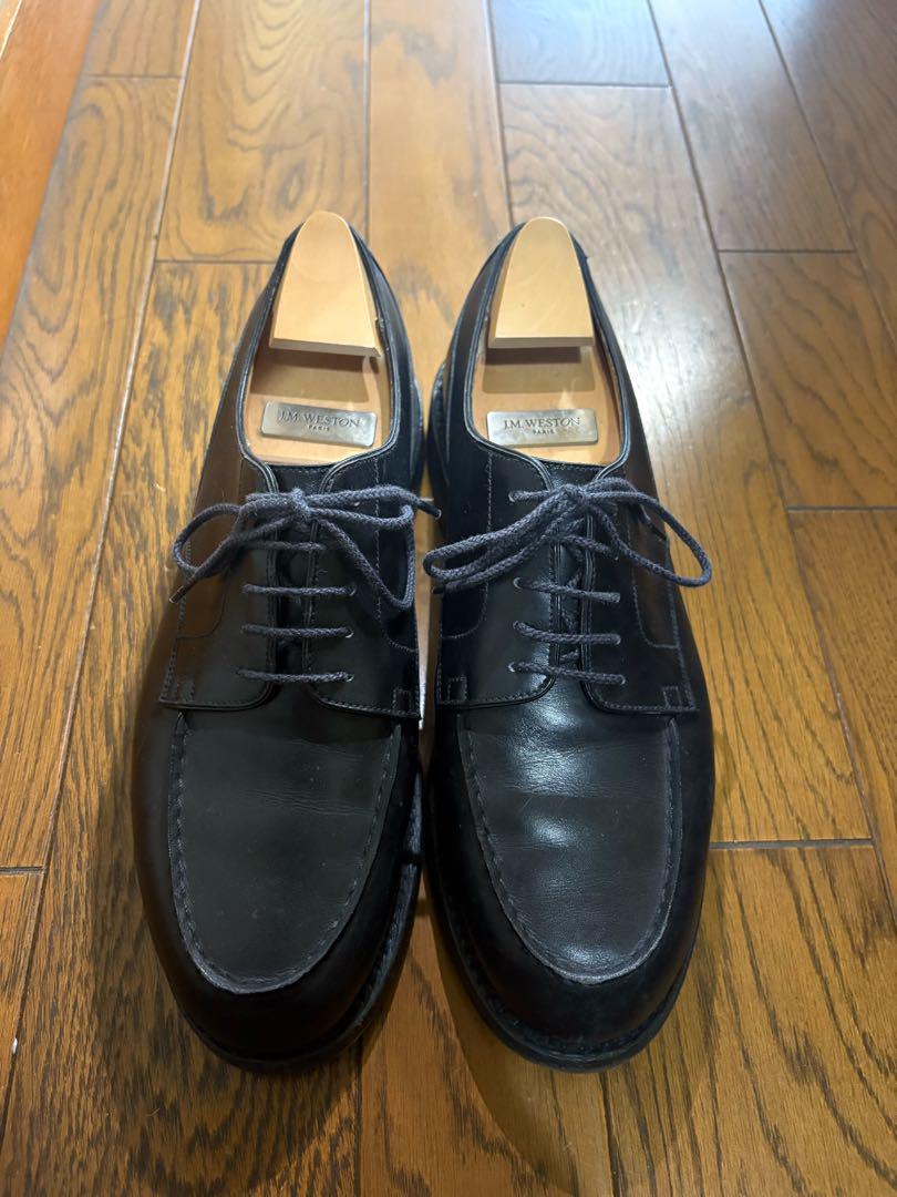J.M.Westonゴルフ 6/D 黒 純正シューツリー付【中古品美品