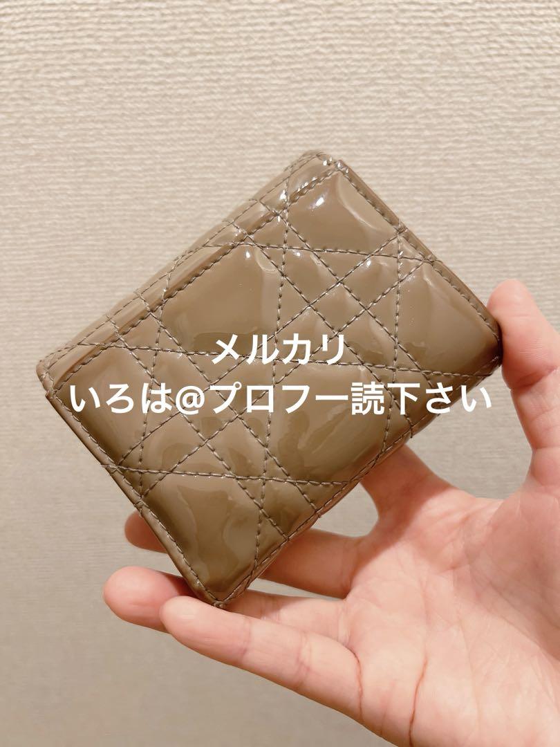 【限定色】Dior レディディオール カナージュ ロータスウォレット
