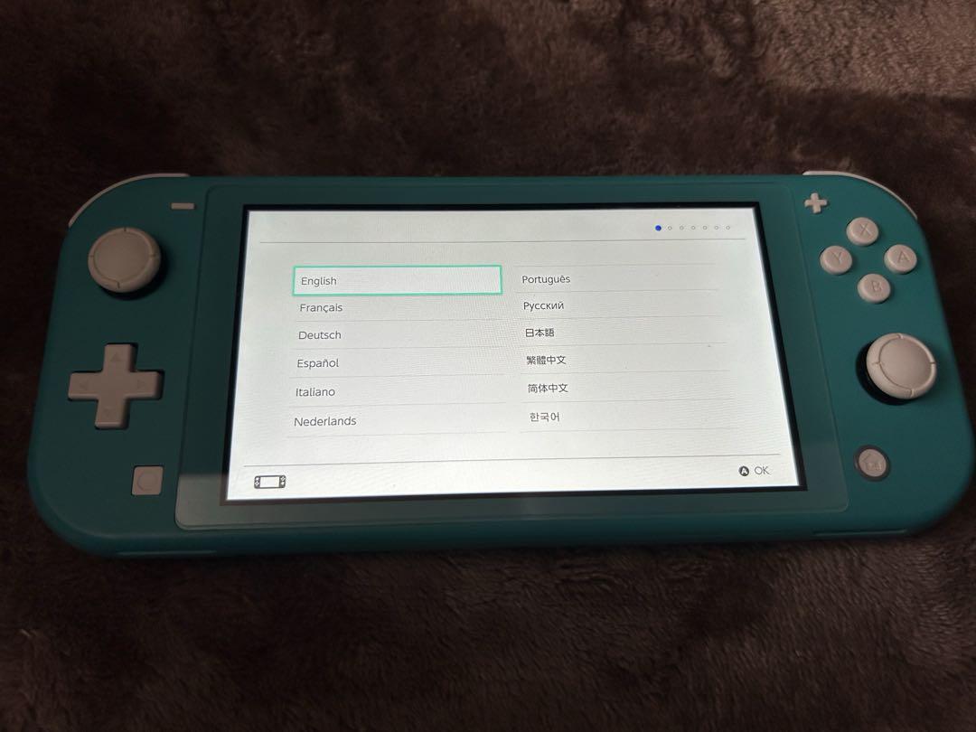 Nintendo Switch Lite ターコイズ（カセット付き） Nintendo Switch Lite ターコイズ 本体 カセット付き