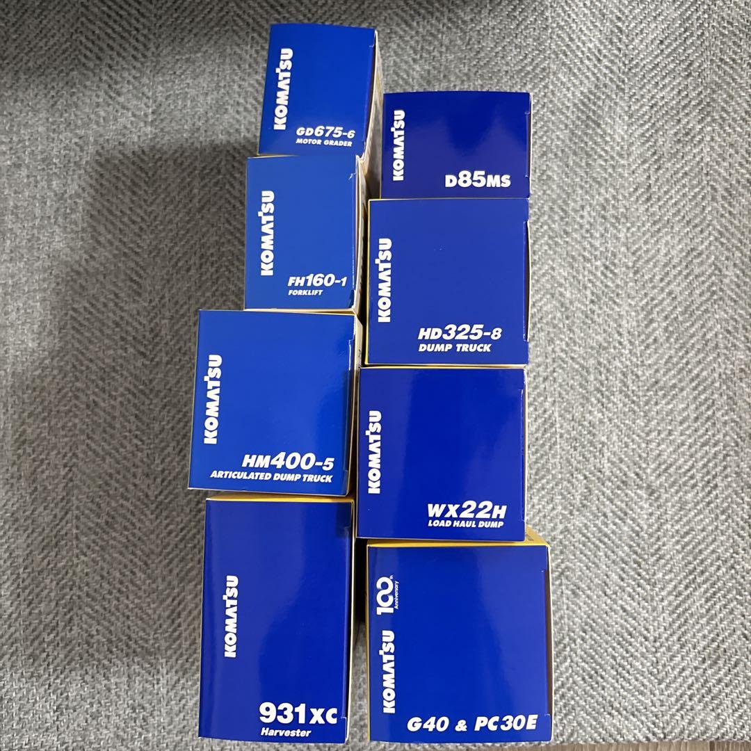 【非売品】コマツ 株主優待 Komatsu ミニカーセット 8種