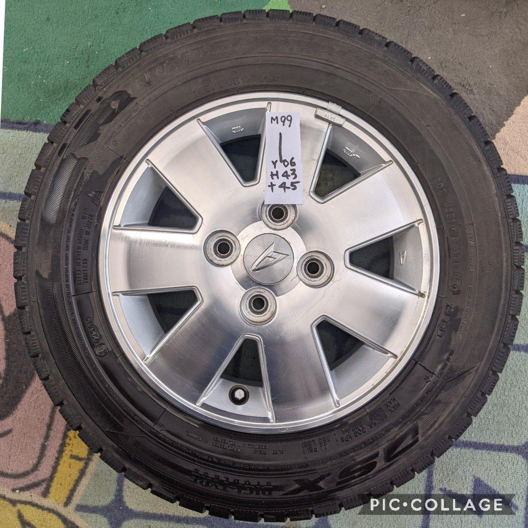 ダイハツ ダイハツアトレーホイール純正13インチホイールダンロップスタッドレス145 80 y3bt1-m74139973314 タイヤメー