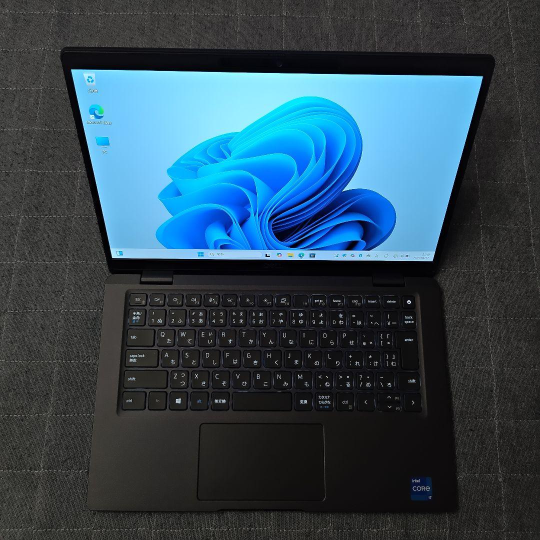美品 軽量薄型 DELL 爆速 11世代i7 1185g7 32GB 新品2TB