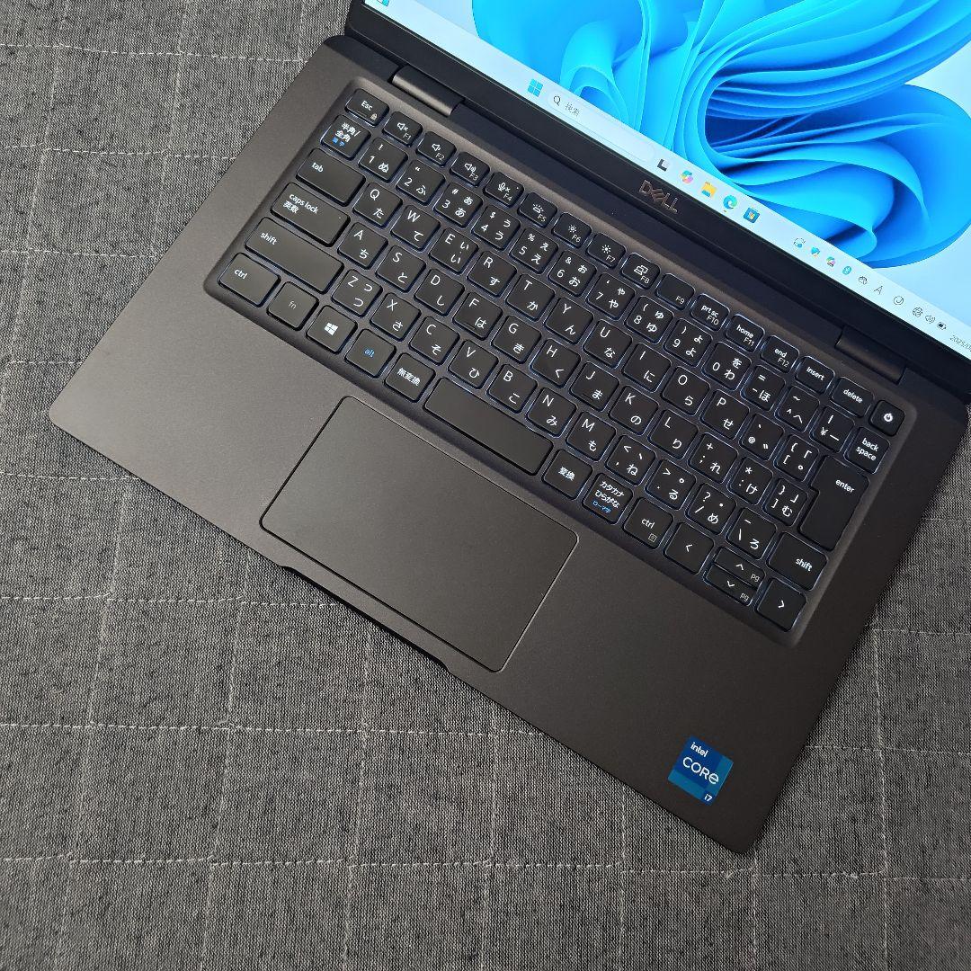 美品 軽量薄型 DELL 爆速 11世代i7 1185g7 32GB 新品2TB