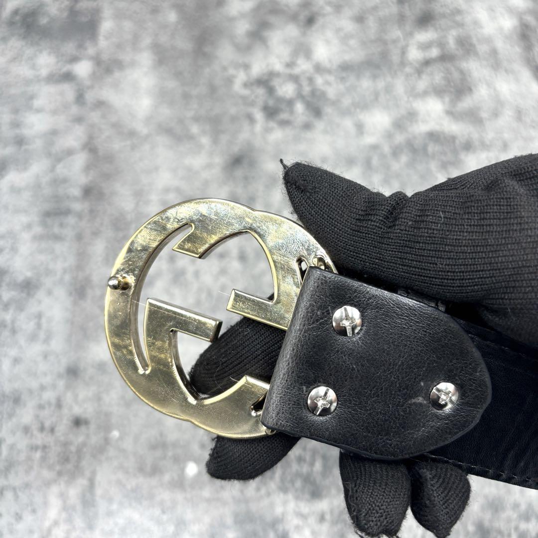 ✨️極美品✨️ グッチ GUCCI ベルト インターロッキング GG