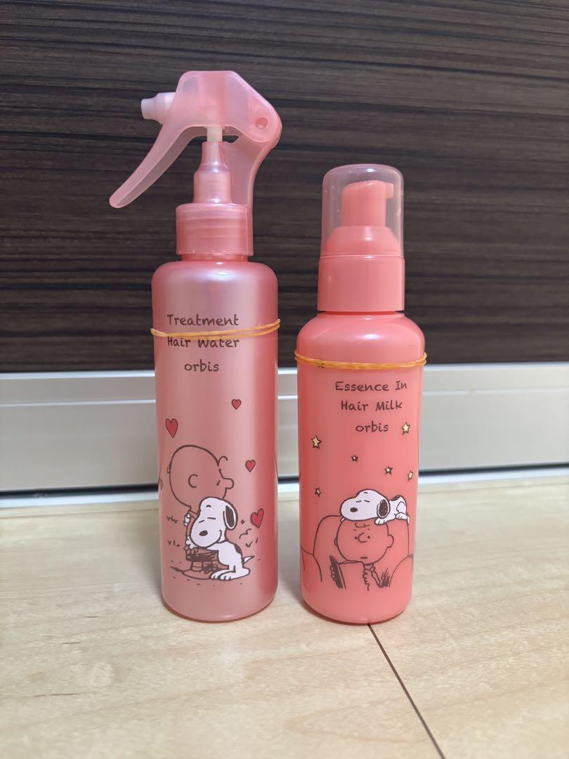 エッセンスインヘアミルク トリートメントヘアウォーター オルビス スヌーピー