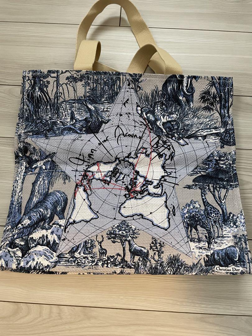 CHRISTIAN DIOR 動物柄 トートバッグ ノベルティー - メルカリ