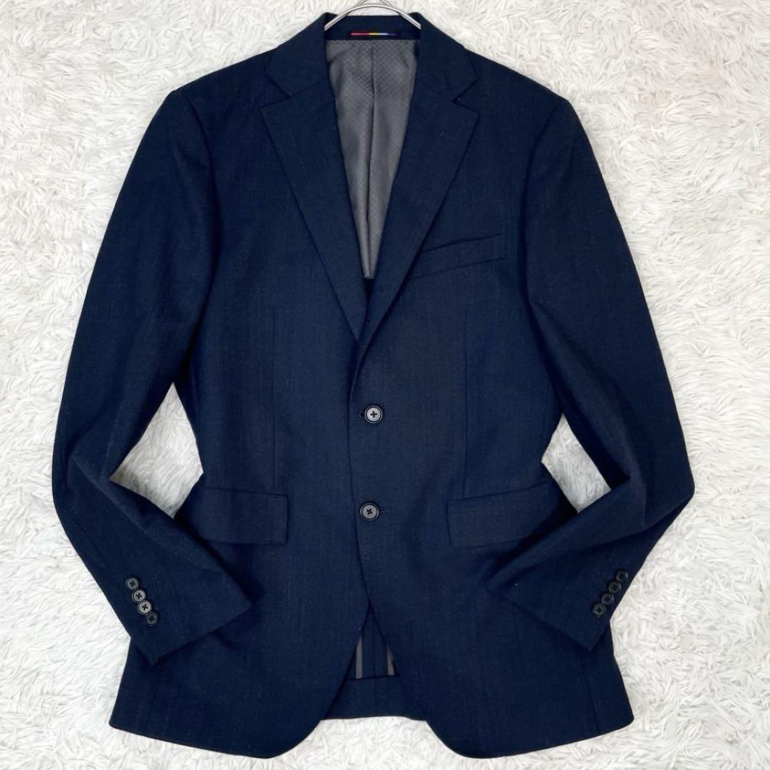 今ならほぼ即納！ 美品】ORIHICAオリヒカ L ネイビーチェック