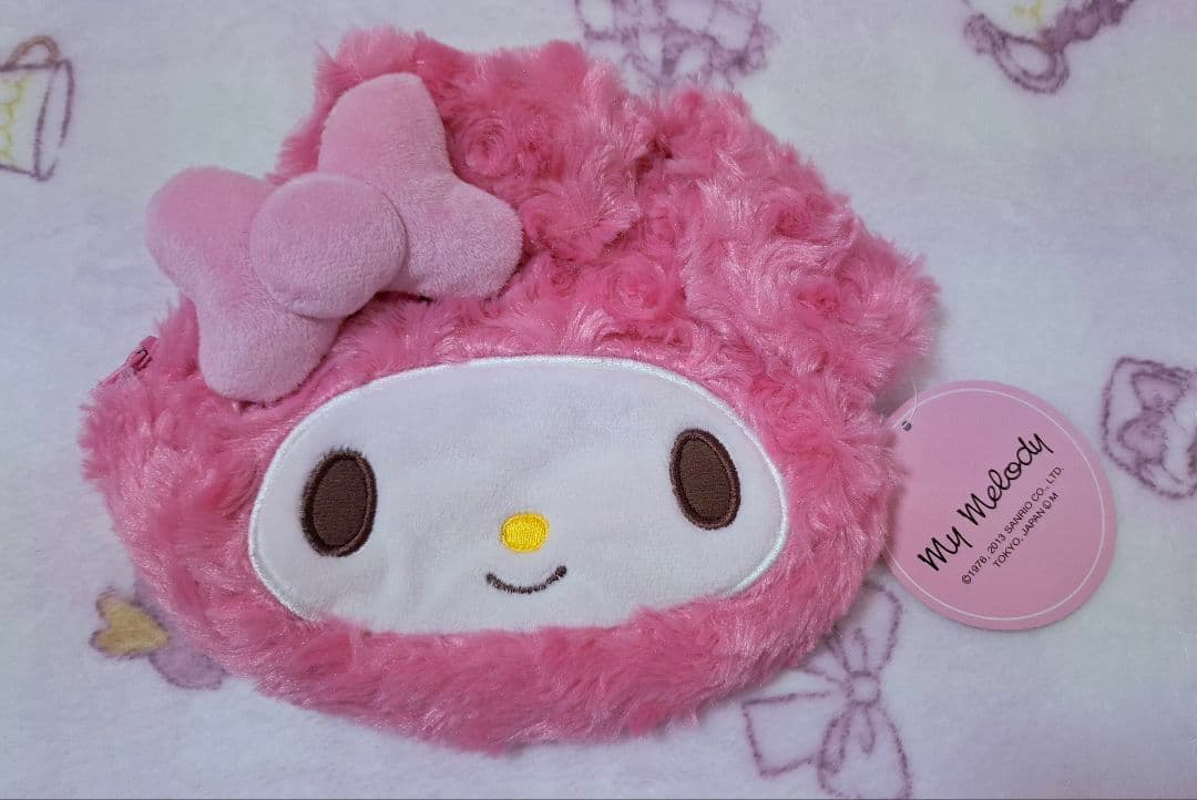希少！平成♡マイメロディ♡巻きボアフェイスポーチ♡