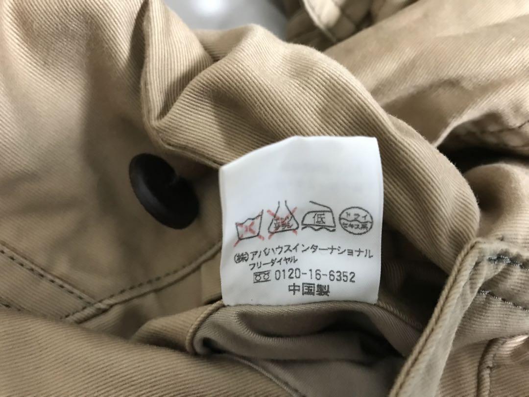 本物ゴーサンゴーイチプールオム 5351コットンロングステンカラーコートメンズL