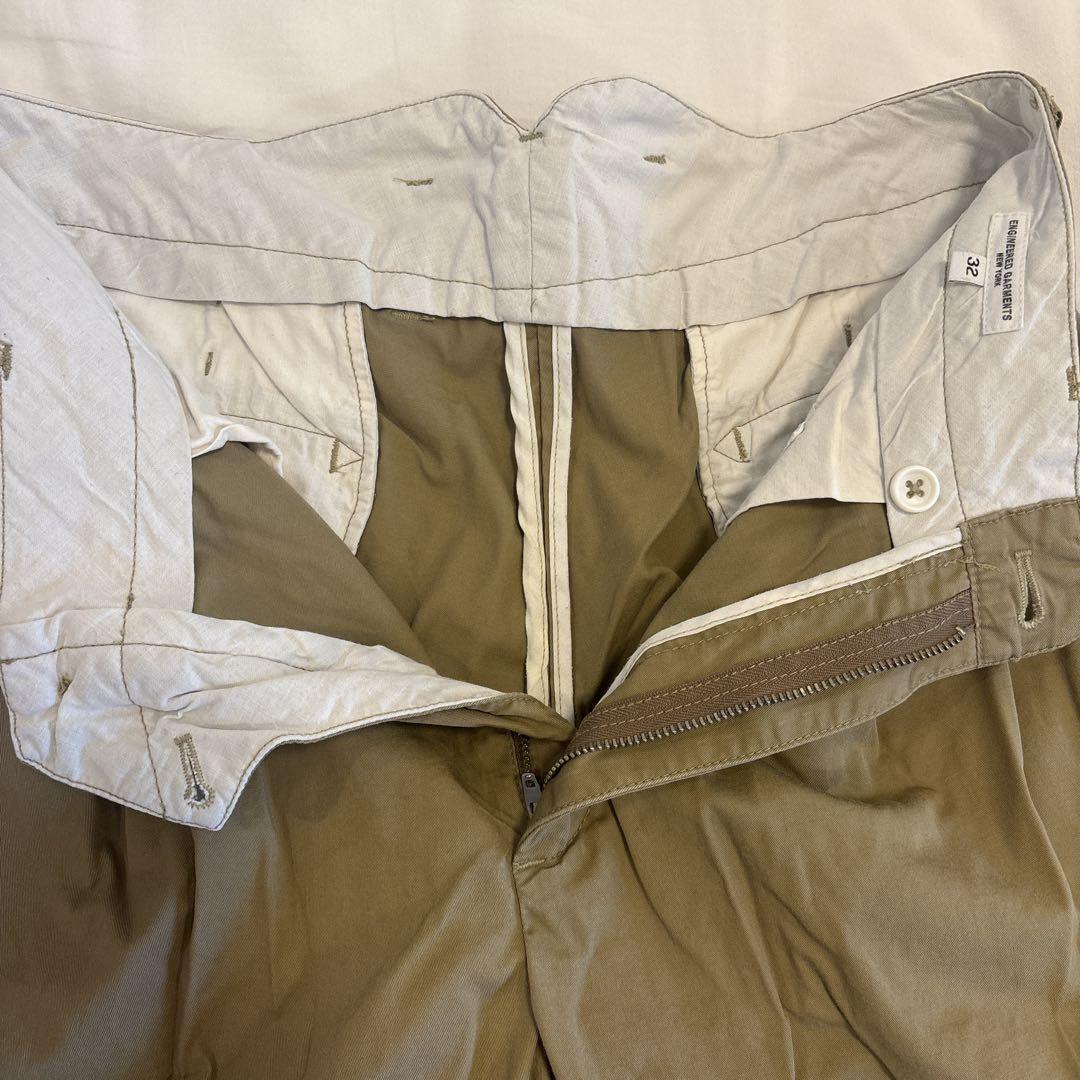ENGINEERED GARMENTS シンチバック チノパンsize