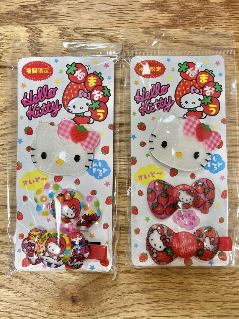ご当地キティちゃん あまおう 福岡 ヘアアクセサリーセット
