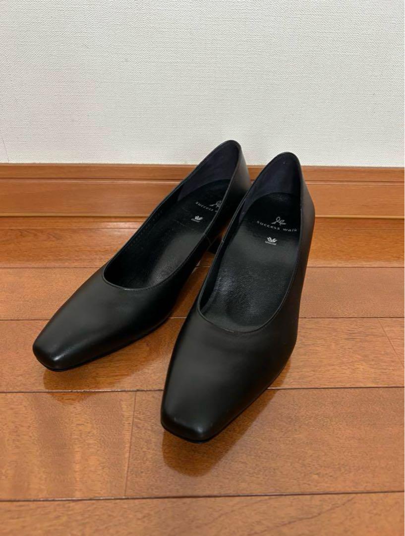 [サクセスウォーク] ワコールパンプス　5cmヒール　牛革