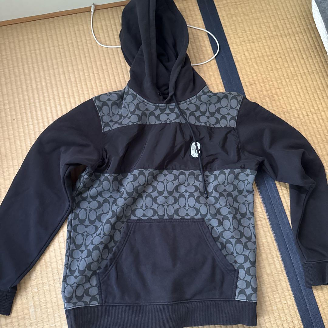 coach パーカー L ブラック