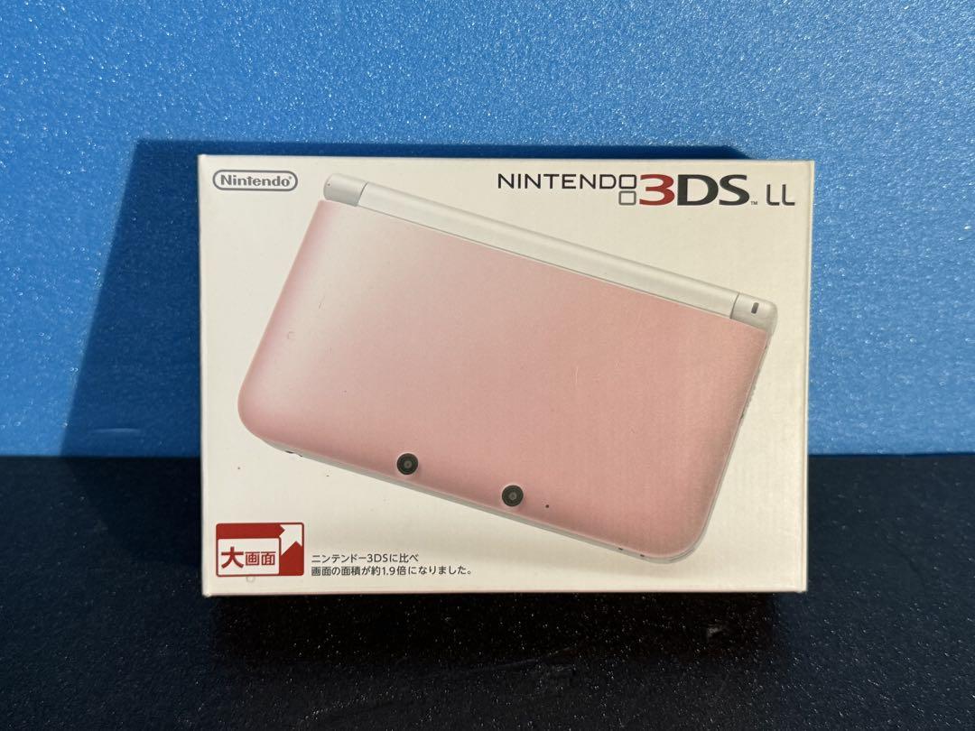 3DS LL ピンク・ホワイト 本体 【ジャンク】ニンテンドー SPR-001