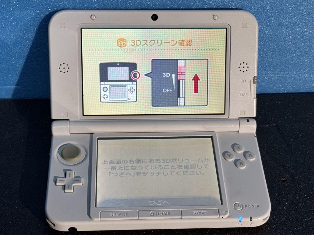 3DS LL ピンク・ホワイト 本体　【ジャンク】ニンテンドー SPR-001