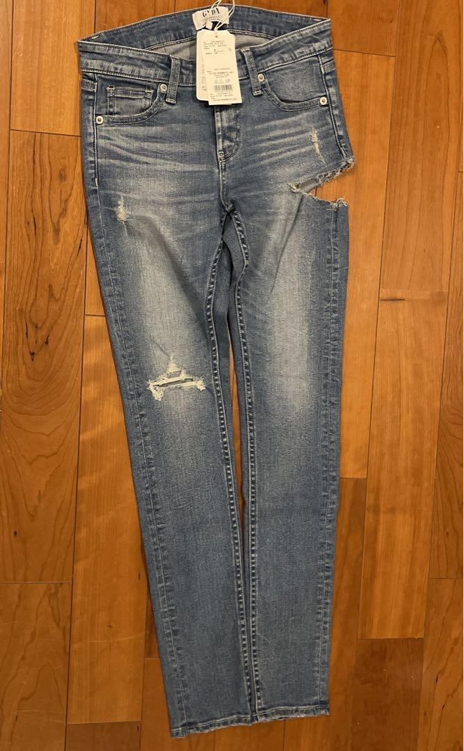 SIDE RIPPED スキニーデニムパンツ[品番：MKSW0050084]｜GYDA