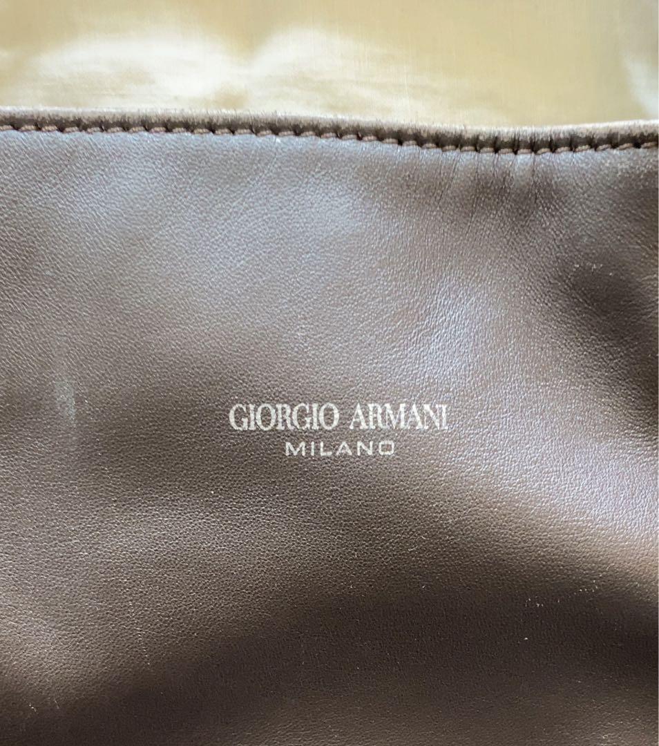 【本革】GIORGIO ARMANI レザーバッグ