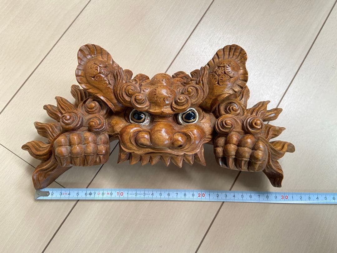 だんじり 獅噛みやや傷や汚れあり
