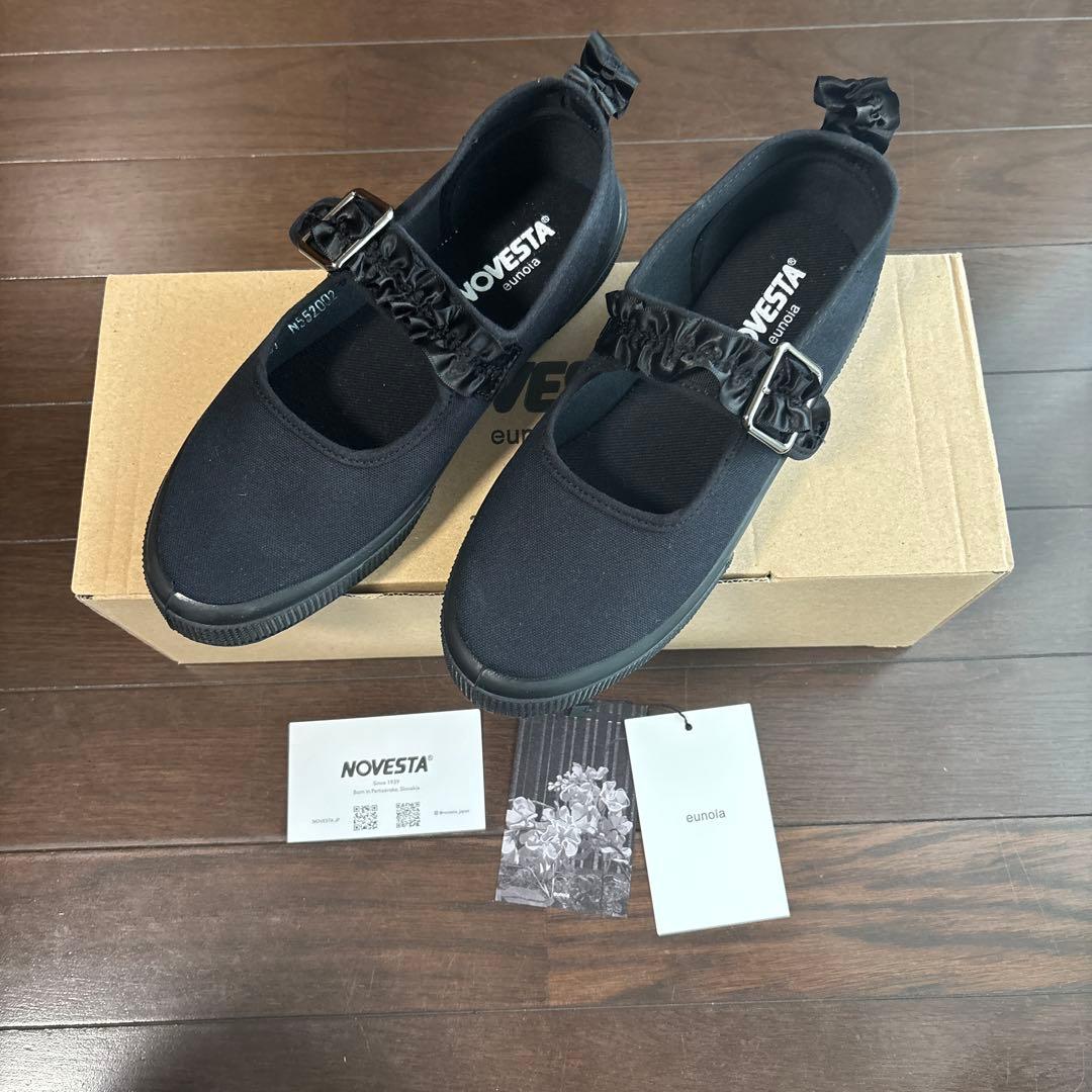 黒 メリージェーン23.5cm・NOVESTA