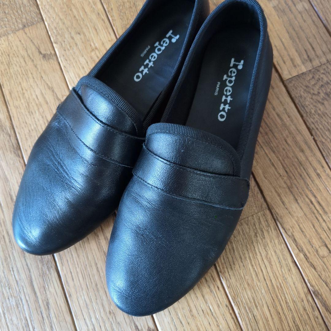 レペットのローファー黒