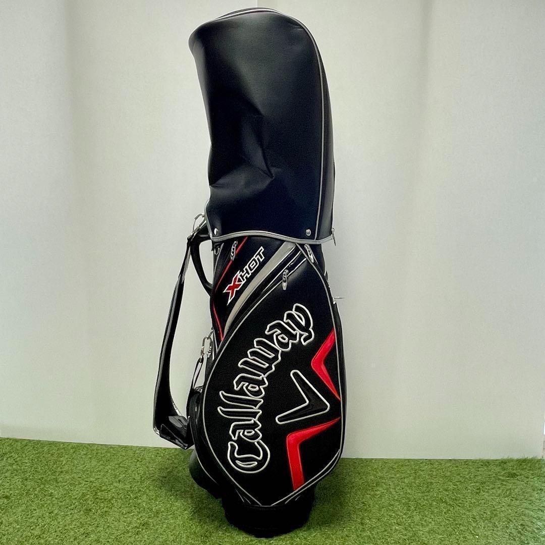 新品 キャロウェイ XHOT キャディバッグ 黒色 ブラック Callaway 新品 キャロウェイ XHOT キャディバッグ 黒色 ブラック Callaway