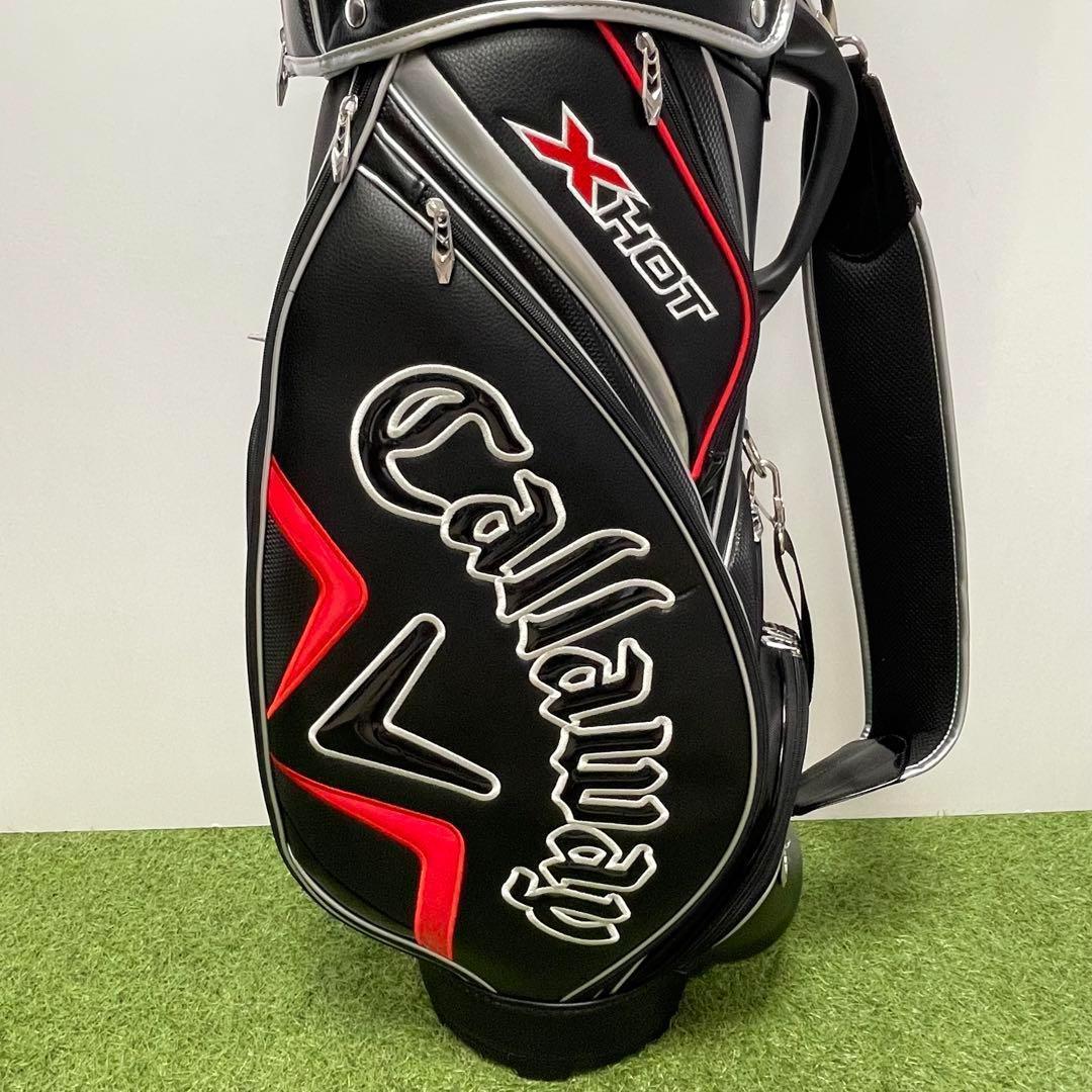 新品 キャロウェイ XHOT キャディバッグ 黒色 ブラック Callaway 新品 キャロウェイ XHOT キャディバッグ 黒色 ブラック Callaway