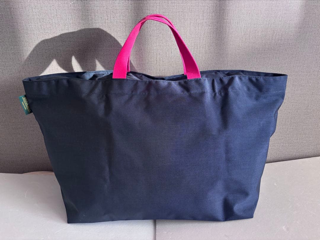 エルベシャプリエ　1837C コーデュラ ネイビー　フューシャ　旅行バッグ　大