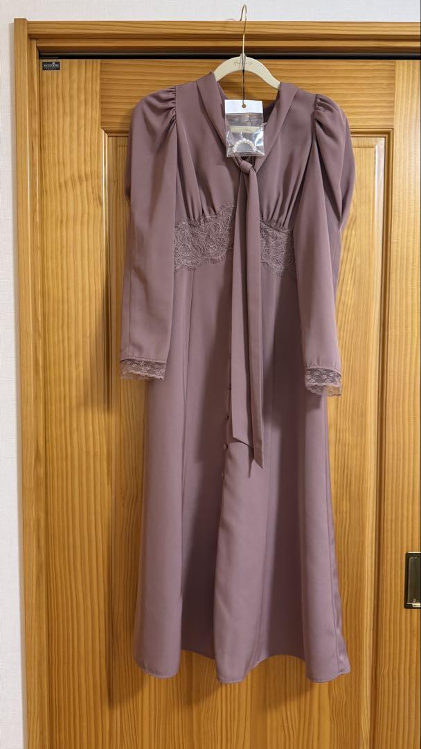 herlipto Mademoiselle Bow-Tie Lace Dress