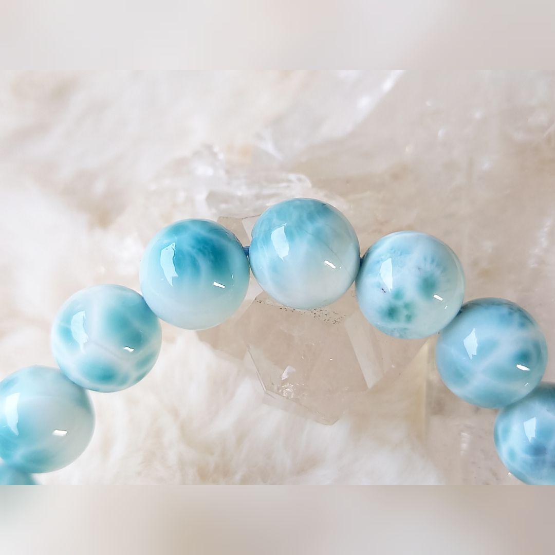 充実の品 ヒーリングストーン☆ラリマー10mm☆パワーストーン【290】 アクセサリー