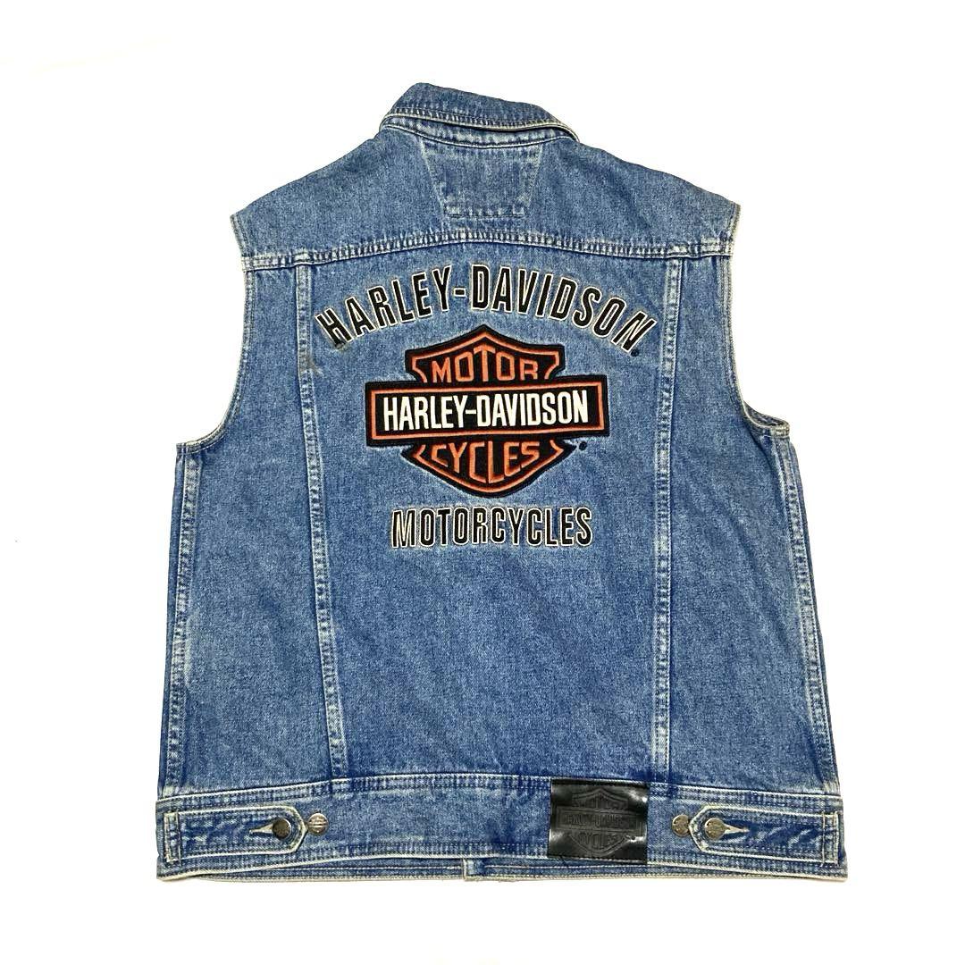 Harley-Davidson デニムベスト Lサイズ