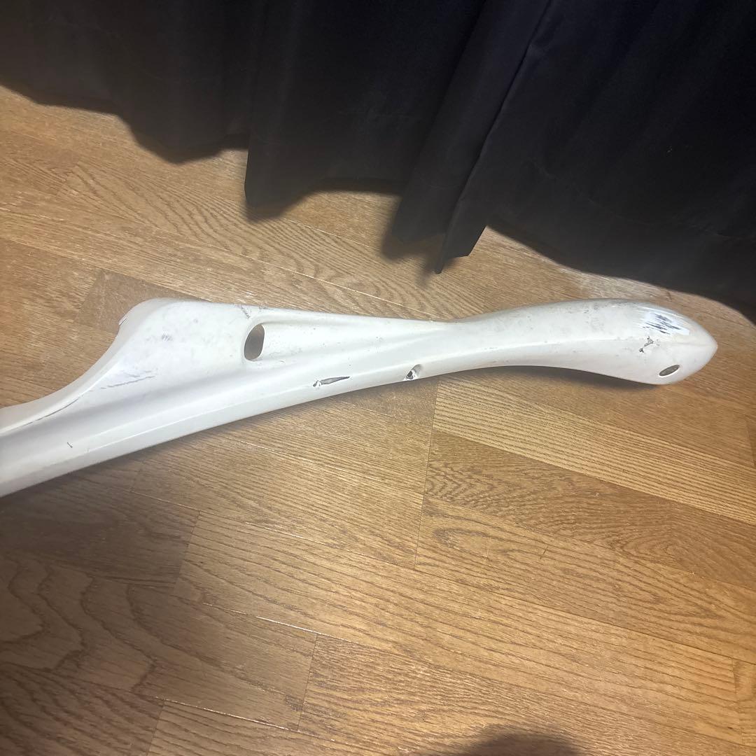 ZRエボリューション、バイク サイドバンパー ホワイト ブラック