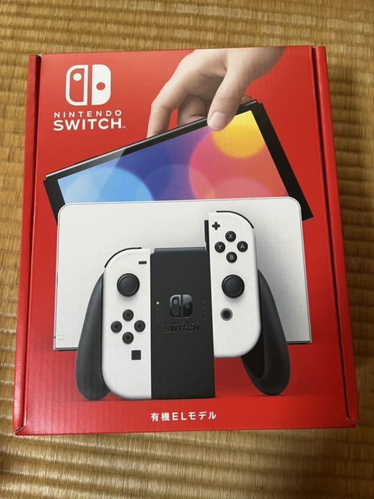 Nintendo Switch有機LEDホワイト　ケース付き Nintendo switch 有機EL ホワイト