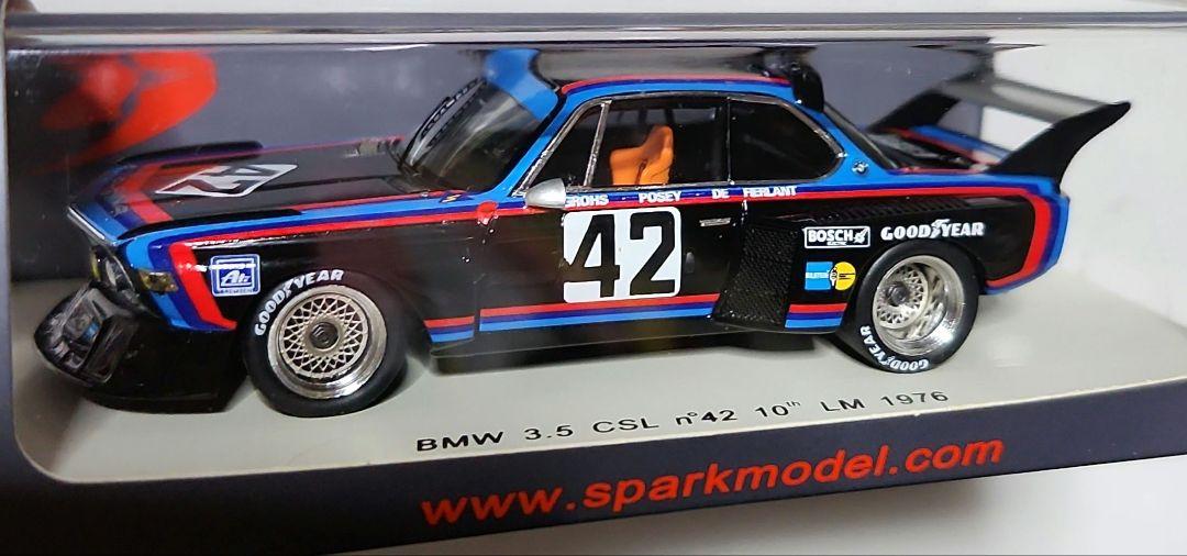 スパーク1/43 BMW 3.5 CSL LM 1976 10th #42