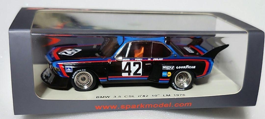 スパーク1/43 BMW 3.5 CSL LM 1976 10th #42