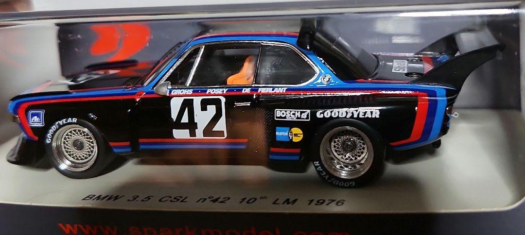 スパーク1/43 BMW 3.5 CSL LM 1976 10th #42
